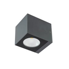 REDO Teko sötétszürke LED kültéri fali lámpa (RED-90098) LED 1 izzós IP65 kültéri világítás