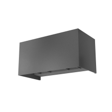 REDO Vary sötétszürke LED kültéri fali lámpa (RED-90303) LED 4 izzós IP54 kültéri világítás