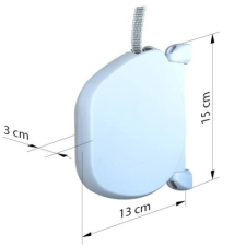  Redőnyautomata MINI fehér hevederrel redőny