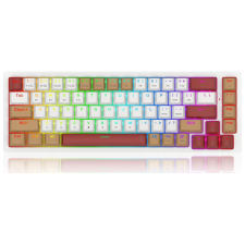 Redragon K677WLR Rammus Mechanikus Wireless Billentyűzet ANSI - Fehér (K677WLR-RGB-PRO) billentyűzet