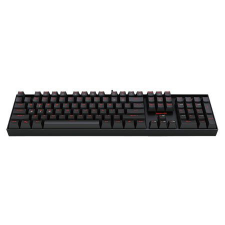 Redragon Mitra Red Backlit Mechanical Keyboard Brown Switches Black HU billentyűzet