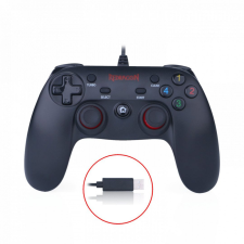 Redragon Saturn Wirred Gamepad Black PC/PS3 videójáték kiegészítő