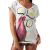 Reebok női pop art póló, fehér, XS
