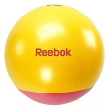 Reebok Reebok 65cm átm. sárga-magenta színű kéttónusú gimnasztikai labda + DVD fitness labda