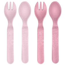 Reer Evőeszköz rózsaszín 4 db babaétkészlet
