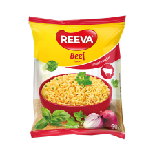 REEVA instant tésztaleves marhahúsos íz - 60g alapvető élelmiszer