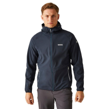 Regatta Arec III férfi softshell felső kék férfi kabát, dzseki
