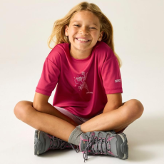 Regatta Aria Gyerek pamut póló rózsaszín/korall/pink