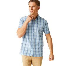 Regatta Denmoor Férfi pamut ing kék férfi ing