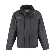 Regatta Férfi Kabát Kapucnis Hosszú ujjú B &amp; C Shelter PRO Jacket -4XL, Sötétszürke férfi kabát, dzseki