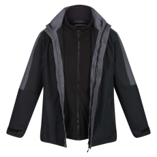 Regatta férfi vízálló dzseki 3 az 1-ben, RETRA130, Black/Seal Grey-2XL