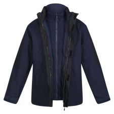 Regatta férfi vízálló dzseki 3 az 1-ben, RETRA130, Navy/Black-XL férfi kabát, dzseki