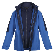 Regatta férfi vízálló dzseki 3 az 1-ben, RETRA130, Royal Blue/Navy-2XL férfi kabát, dzseki