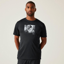 Regatta Fingal IX Férfi gyorsan száradó póló fekete férfi póló