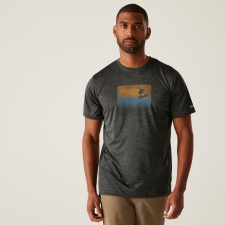 Regatta Fingal IX Férfi gyorsan száradó póló fekete férfi póló