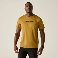 Regatta Fingal Slogan Férfi póló barna férfi póló