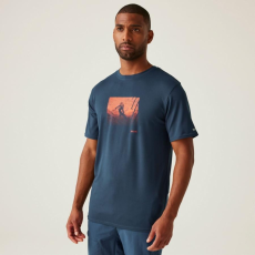 Regatta Fingal Stretch Férfi gyorsan száradó póló kék