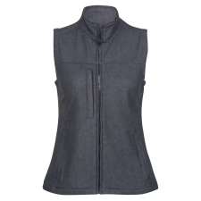 Regatta FLUX softshell Női mellény, RETRA790, Marl Grey/Black-XS munkaruha