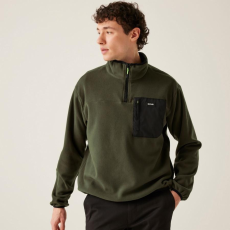 Regatta Frankie Half Zip Férfi polár pulóver zöld
