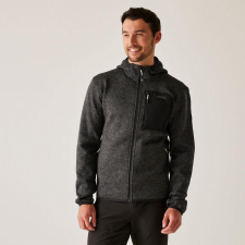 Regatta Hooded Newhill Férfi polár felső fekete férfi pulóver, kardigán