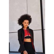 Regatta Kabát Regatta női cipzáras softshell vízlepergető női, classic red/black, XL