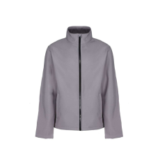 Regatta két rétegű, vízlepergető férfi softshell dzseki, RETRA628, Rock Grey/Black-L
