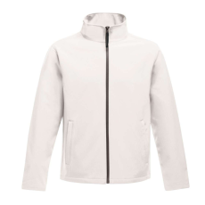 Regatta két rétegű, vízlepergető férfi softshell dzseki, RETRA628, White/Light Steel-2XL