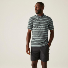 Regatta Kildra Férfi galléros póló zöld férfi póló