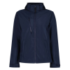 Regatta levehető kapucnis, 3 rétegű férfi softshell kabát, RETRA701, Navy/Navy-XL