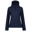 Regatta levehető kapucnis, 3 rétegű Női softshell dzseki, RETRA702, Navy/Navy-18