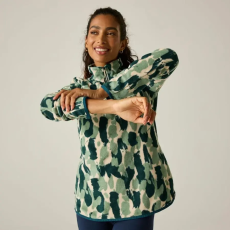 Regatta Margot 1/4 zip Női polár felső zöld