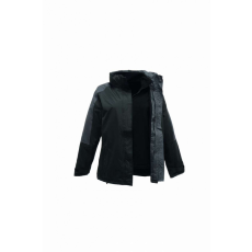 Regatta Női kabát Regatta RETRA132 Women'S Defender Iii Waterproof 3-In-1 Jacket -2XL, Black/Seal Grey