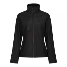 Regatta Női kabát Regatta RETRA613 Women&#039;S Ablaze 3 Layer printable Softshell Jacket -16, Black/Black női dzseki, kabát