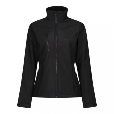 Regatta Női kabát Regatta RETRA613 Women&#039;S Ablaze 3 Layer printable Softshell Jacket -18, Black/Black női dzseki, kabát