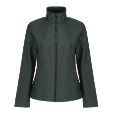 Regatta Női két rétegű, vízlepergető softshell dzseki, RETRA629, Dk Spruce/Black-2XL