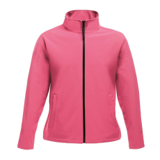 Regatta Női két rétegű, vízlepergető softshell dzseki, RETRA629, Hot Pink/Black-2XL