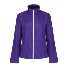 Regatta Női két rétegű, vízlepergető softshell dzseki, RETRA629, Vibrant Purple/Black-L női dzseki, kabát