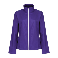 Regatta Női két rétegű, vízlepergető softshell dzseki, RETRA629, Vibrant Purple/Black-S