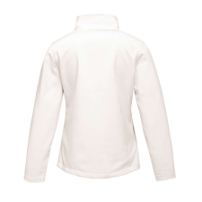 Regatta Női két rétegű, vízlepergető softshell dzseki, RETRA629, White/Light Steel-M női dzseki, kabát