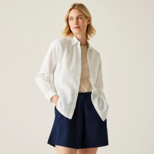 Regatta Primevere II Női pamut-len blúz fehér blúz