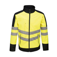 Regatta RETRA625 HI-VIS PRO 3 LAYER SOFTSHELL M láthatósági ruházat