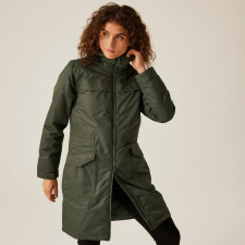 Regatta Romine II Női bélelt meleg kabát 10000 vízálló és lélegző zöld női dzseki, kabát