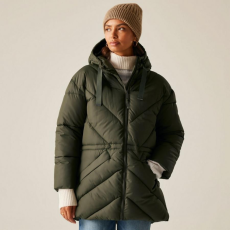 Regatta Rusey Női bélelt kabát zöld