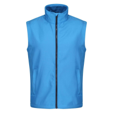Regatta sztreccses férfi softshell mellény, RETRA844, French Blue/Navy-M munkaruha