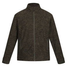 Regatta THORNLY marl férfi cipzáros polár pulóver, RETRF603, Dark Khaki Marl-S