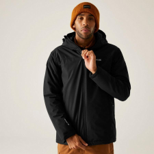 Regatta Thornridge Férfi 10.000 mm bélelt kabát fekete férfi kabát, dzseki