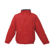 Regatta Uniszex Kabát Kapucnis Regatta Dover Jacket -M, Klasszikus Piros/Sötétkék női dzseki, kabát