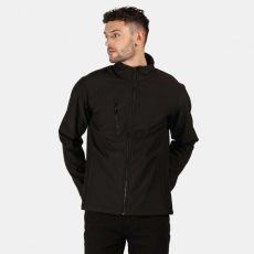 Regatta Uniszex kabát Regatta RETRA610 Ablaze 3 Layer printable Softshell Jacket -XL, Black/Black