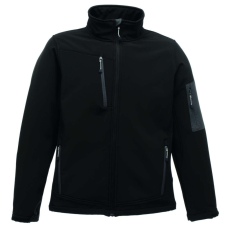 Regatta vízálló és lélegző 3 rétegű szövött softshell dzseki, RETRA674, Black/Seal Grey-2XL