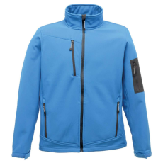 Regatta vízálló és lélegző 3 rétegű szövött softshell dzseki, RETRA674, French Blue/Seal Grey-S